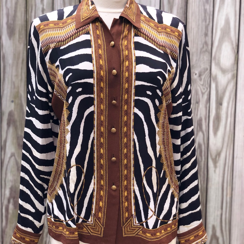 Vintage Escada Blouse - Authentic Designer, size M